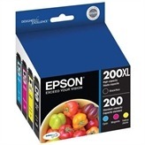 *VENDOR EOL* T200 DuraBrite Ultra XL Black & Standard Capacity Color Combo Pack Ink Cartridge with Sensormatic