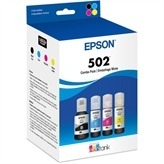 EPSON T502 Dye Color Black and Color Combo Pack / ET-2700, ET-2750, ET-3700, ET-3750, ET-4750