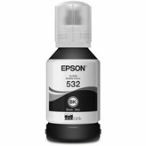 EPSON T532 Pigment Black Ink Bottle, with Sensormatic