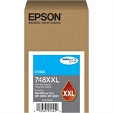 EPSON T748 DURABrite Pro Cyan Ink Cartridge, Extra Large Capacity / WF-6090, 6530, 6590, 8090, 8590