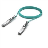 Long-range SFP+ direct attach cable with a 10 Gbps maximum throughput rate. The Long-range Direct Attach Cable, 10 Gbps is an ultra-thin, lightweight, multi-mode fiber cable equipped (2) SFP+ optical transceivers capable of sustaining a 10 Gbps throughput rate. This cable is perfect for creating long-distance links between UniFi OS Consoles, switches, and other racked networking equipment.