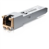 SFP to RJ45 transceiver module that delivers 1 Gbps speed via a converted Ethernet connection.  The 1G SFP to 1GbE RJ45 Module is a RJ45 transceiver that can be inserted into an SFP port in order to connect a copper Ethernet cable. Use this SFP to RJ45 module to deliver 1 Gbps speed over Ethernet connections spanning up to 100 meters.