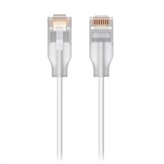 UniFi Etherlighting Cat 6 Patch Cable 3M White - Nano-thin patch cable with 2.5 GbE support designed to show Etherlighting effects
