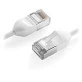 Ultrathin, rugged, shielded outdoor patch cable, designed and optimized to perform in the harshest environments for 10 GbE networking.Shielded RJ45Insulated, weatherproof jacketInternal foil shielding and drain wire for increased ESD damage protection 3.5 mm outer diameter for 18 m lengths 3.9 mm outer diameter for 1215 m lengthsLength: 1 to 15 m