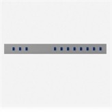 Rack-mountable 8-channel 1450 to 1590 nm CWDM mux demux designed to increase capacity of existing fiber infrastructure.