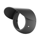 Dome camera accessory for optimal image quality and protection from the elements when installed outdoors on a wall or pole.