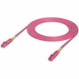 Indoor OM4 multi-mode fiber patch cable with duplex LC UPC connectors. OM4 multi-mode fiber Duplex LC UPC connectors Cable length: 0.5 to 30 m