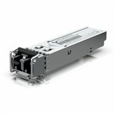 SFP transceiver that supports 1G connections up to 550 m using multi-mode fiber with a duplex LC UPC connector.
