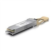 QSFP28 transceiver that supports 100G connections up to 100 m using multi-mode fiber with an MPO-12 Type B UPC connector. Max data rate: 100 Gbps. Compatible with QSFP28 and QSFP+ interfaces. MPO-12 Type B UPC connector. Supports multi-mode fiber connections up to 100 m