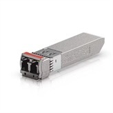 SFP+ transceiver for CWDM that supports 10G connections up to 20 km using single-mode fiber with a duplex LC UPC connector. Max data rate: 10 Gbps Compatible with SFP+ and SFP interfaces Duplex LC UPC connector Operate in pairs of the same wave length Supports single-mode fiber connections up to 20 km.