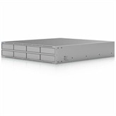 2U rack-mount NAS with (8) 2.5/3.5" HDD bays and (2) M.2 NVMe SSD cache slots, delivering faster access, lower latency, and high-availability 10 Gbps networking for large-scale file storage and sharing.