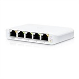 The USW-Flex-Mini is a Compact 5-Port Gigabit Switch. Build and expand your network with the UniFi  Switch, part of the Ubiquiti Networks  UniFi Enterprise System. The UniFi Switch, model USW-Flex-Mini, is a smart managed Gigabit switch. It offers 5 RJ45 Ethernet ports, providing 1 Gigabit links to your devices. Power up the USW-Flex-Mini with the included USB Type-C power adapter or with 802.3af PoE Ethernet in port 1.