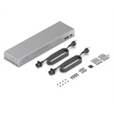 10G SFP+ WAN Switch linking two Shadow Mode High Availability UniFi Gateways to a single ISP. Combine with Shadow Mode High Availability to ensure uninterrupted connectivity (1) 10G SFP+ ISP uplink and (2) 10G SFP+ downlink ports (2) AC inputs for power redundancy (1) GbE port for management with UniFi Network Use an additional USW-WAN switch for ISP failover deployments.