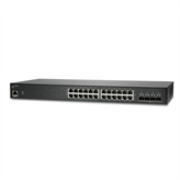 SONICWALL SWITCH SWS14-24FPOE  The SonicWall Switch delivers unparalleled performance, security and manageability which makes it ideal for Software Defined-Branch (SD-Branch) deployments. This enables businesses   big or small, to undergo digital transformation and keep pace with the changing network and security landscape. The secure switch is part of Network Access Security products along with SonicWaves Access points that integrates into SonicWall Next generation firewalls. By tightly integrating the SonicWall Switch with NGFW and Capture Security center, the solution benefits from unified threat detection, visibility, single pane of glass management and analytics without the need to login to local switch management console. This makes solution a perfect fit for Software Defined-Branch (SD-Branch) where edge, Access and End point are managed from a single management console.