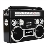 Wireless Portable Bluetooth Speaker; Seamlessly Stream, Share Music Anywhere; Speakerphone Allow You to Take Calls from Your Speaker with the Touch of a Button Photo Snapshot Feature: Simply Set Your Phone to Camera Mode & Use Your Speaker; as a Picture Shutter Via Bluetooth; USB and Micro SD Inputs: Allow You to Play Non-Bluetooth External Devices; 3.5mm Auxiliary Input to Connect Wired External Audio Devices; FM Radio (87.5 - 108MHz); Built-in Lithium Rechargeable Battery; Built-in Bluetooth V5.0 + EDR Operating Range: 10Meters; Frequency response: 150Hz - 20KHz; Power Consumption: 2 x 10W; Rechargeable Battery: 3.7V / 3000mAh; Power DC: 5V; Charging time: 8-10 hrs Play time: 2-3 hrs.