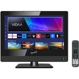 18.5 ELED TV Builtin ATSC NTSC System 3x HDMI ARC Compatible HDTV 1080p/1080i/720p/480p/480i Builtin WiFi 802.11 b/g/n Builtin USB Input Compatible AllowsYou to Play Music Photos Aspect Ratio: 16:9 Resolution: 1366 x 768 Brightness: 180 cd/mGENERAL: AC Input: 100240V, 50/60Hz; DC 12V Maximum Power Consumption: 42W Input Terminals Compatible: 1x HDMI ARC/2x HDMI / LAN/ RF/ 2x USB 2.0 Output Terminals Compatible:Headphones Optical Wall Mountable Design, VESA Compliant Accessories: Remote Control, Contrast Ratio: 1000:1 Response Time: 14ms Viewing Angle: 178 ? H, 178 ? V Standby Power: 0.5W Color Capacity: 16.7M Brightness and Contrast Controls Digital Noise Reduction Picture Mode: EnhancedARC, Standard, VividDC Car Cord User ManualEnergy Saving, Theater Day, Theater Night, Sport Builtin Speakers Sound Mode: Standard, Enhanced ARC,Theater, Music, Speech, Late Night, Sport Sleep Timer Function Multi Language On Screen Display AC/DC Compatible Car Cord Included Full Function Remote Control