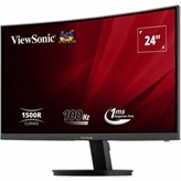24 1080p VA Curved Monitor with Variable Refresh Rate, HDMI, DisplayPort, and VGA.