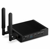 MyViewBoard Box, VBS200-A x 1, RK3568 chip, including multiple ports,  HDMI Inx1 /out x1, USB type c x1, USB type A x1, miniDP x1, RS232 X1, LAN X1, MicroSD X1, Audio out x1, and pre-installed WIFI 6 module, Android 11 with vCast and bundle softwares,  Black.