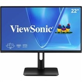 22" 1080p Ergonomic VA Monitor with HDMI, DP, and VGA.