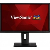 ViewSonic 24" LCD monitor, 1920x1080, HDMI, DP, VGA, USB-hub.