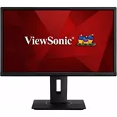 ViewSonic 24" LCD monitor, 1920x1080, HDMI, DP, VGA, USB-hub.