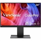 24 ColorPro 4K MacCompatible Monitor with 100W Thunderbolt 4, USB C, and DCIP3 Color Gamut.