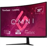 32" OMNI Curved 165Hz QHD 1ms Gaming Monitor with FreeSync Premium,2560x1440 resolution.