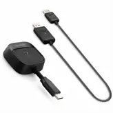 ViewShare WPD900E, Wireless Presentation System, RX with 802.11n 1T1R + USB 2.0; TX with USBC and up to 60W PD power input. Black